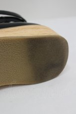 画像4: MODO / リボンストラップ木底風シューズ 約24CM(内側採寸) 黒 I-26-07-27-129-LO-SH-SA-ZI (4)