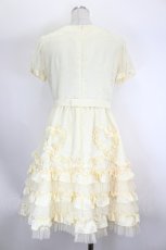 画像2: MILK / レッドカーペットドレス  クリームモアレ I-26-07-30-059-ML-OP-TE-ZI (2)