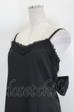 画像3: axes femme POETIQUE / バックリボンキャミワンピ  黒 I-26-07-30-076-AX-OP-SA-ZI (3)