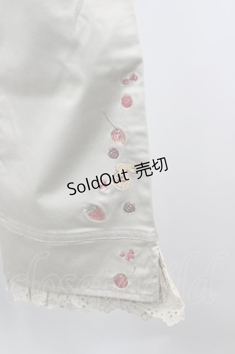 画像3: PINK HOUSE / Sweet刺繍パンツ L ベージュ I-26-07-30-100-LO-PA-SA-ZI (3)