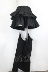 画像2: Diable baiser / レッグウォーマーパンツ付ティアードスカパン 3L 黒 I-26-07-30-107-LO-PA-SA-ZI (2)