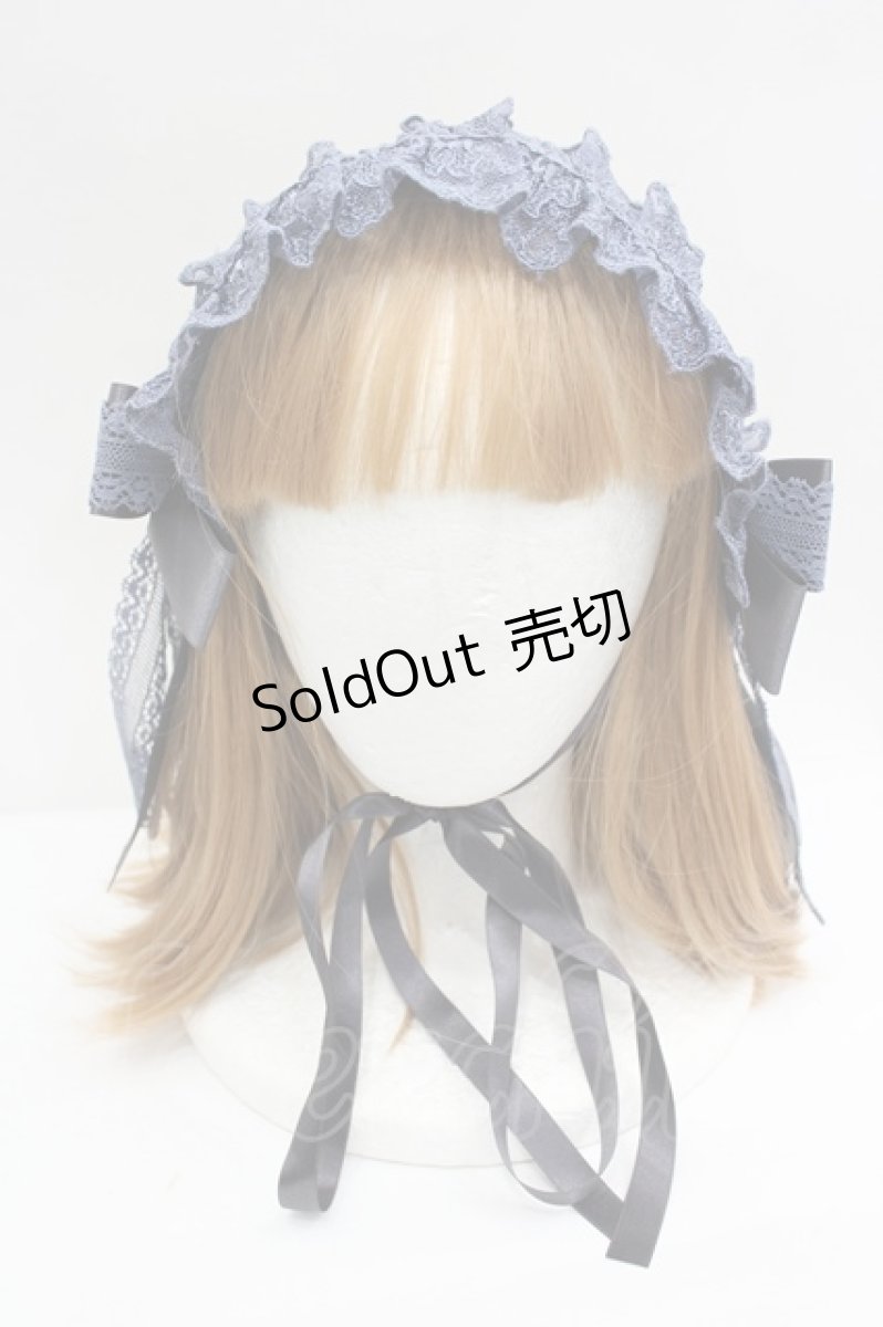 画像2: metamorphose / Brilliant jewelry catレースヘッドドレス  パープル I-26-07-30-118-ME-AC-SA-ZI (2)