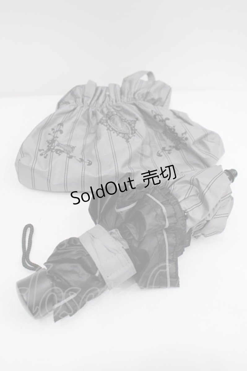 画像2: Lumiebre / 【Sheglit コラボ】emblem-of-ulysses-noiミニ折りたたみパゴタ傘・日傘  グレー I-26-07-30-126-LO-ZA-TE-ZI (2)