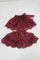 画像2: metamorphose / バラレースお袖とめ  ボルドー I-26-07-30-129-ME-ZA-SA-ZI (2)
