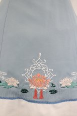 画像6: Amavel / 水面に揺れる睡蓮花チャイナワンピース  ブルー I-26-08-01-033-CA-OP-TE-ZI (6)