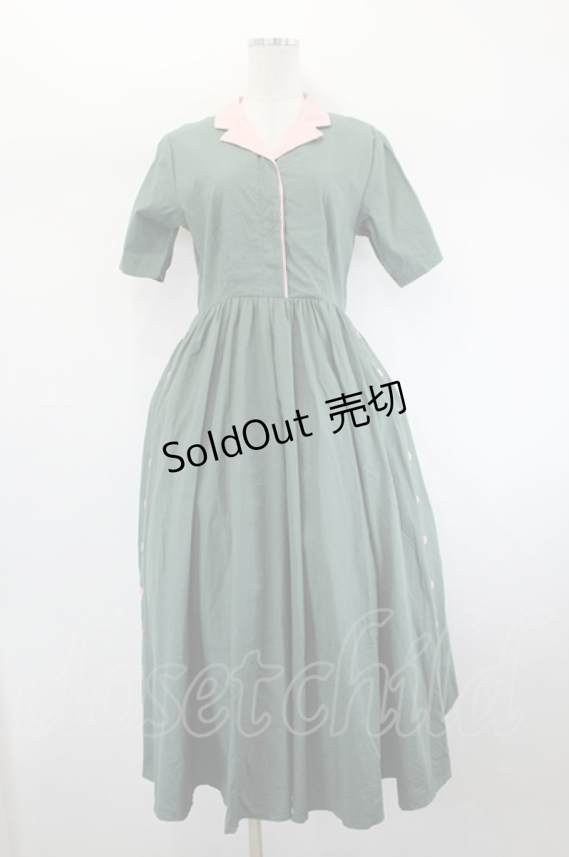 画像1: LEBECCA boutique / 私たちへのワンピース  グリーン I-26-08-01-044-LO-OP-TE-ZI (1)