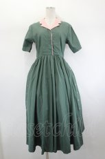 画像1: LEBECCA boutique / 私たちへのワンピース  グリーン I-26-08-01-044-LO-OP-TE-ZI (1)
