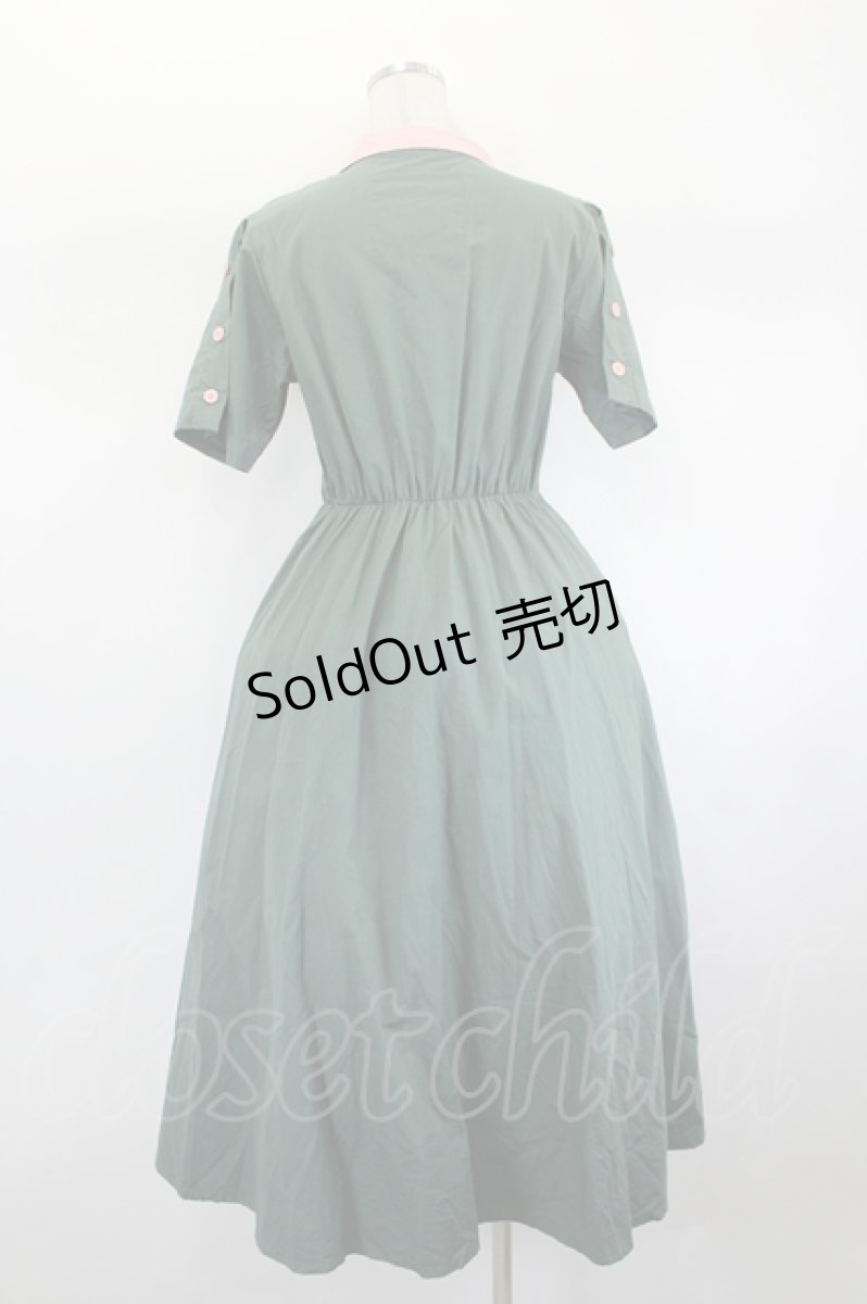 画像3: LEBECCA boutique / 私たちへのワンピース  グリーン I-26-08-01-044-LO-OP-TE-ZI (3)