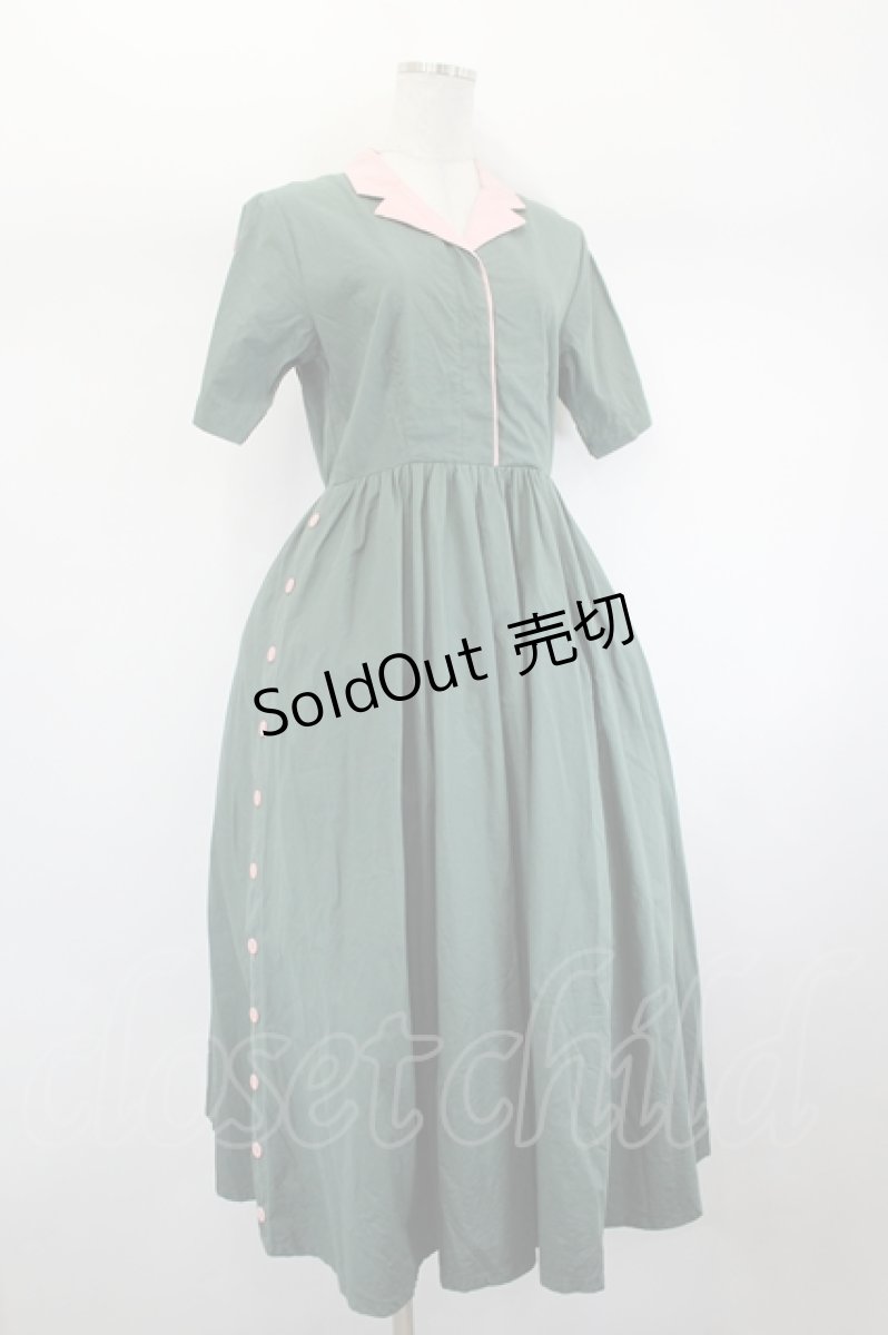 画像4: LEBECCA boutique / 私たちへのワンピース  グリーン I-26-08-01-044-LO-OP-TE-ZI (4)