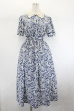 画像1: LEBECCA boutique / 波を乗り越えるワンピース  ブルー I-26-08-01-049-LO-OP-TE-ZI (1)