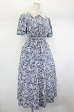 画像4: LEBECCA boutique / 波を乗り越えるワンピース  ブルー I-26-08-01-049-LO-OP-TE-ZI (4)