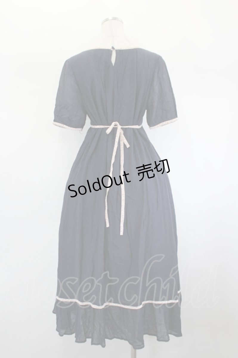 画像3: LEBECCA boutique / ヨーク切替ワンピース  ネイビー I-26-08-01-050-LO-OP-TE-ZI (3)