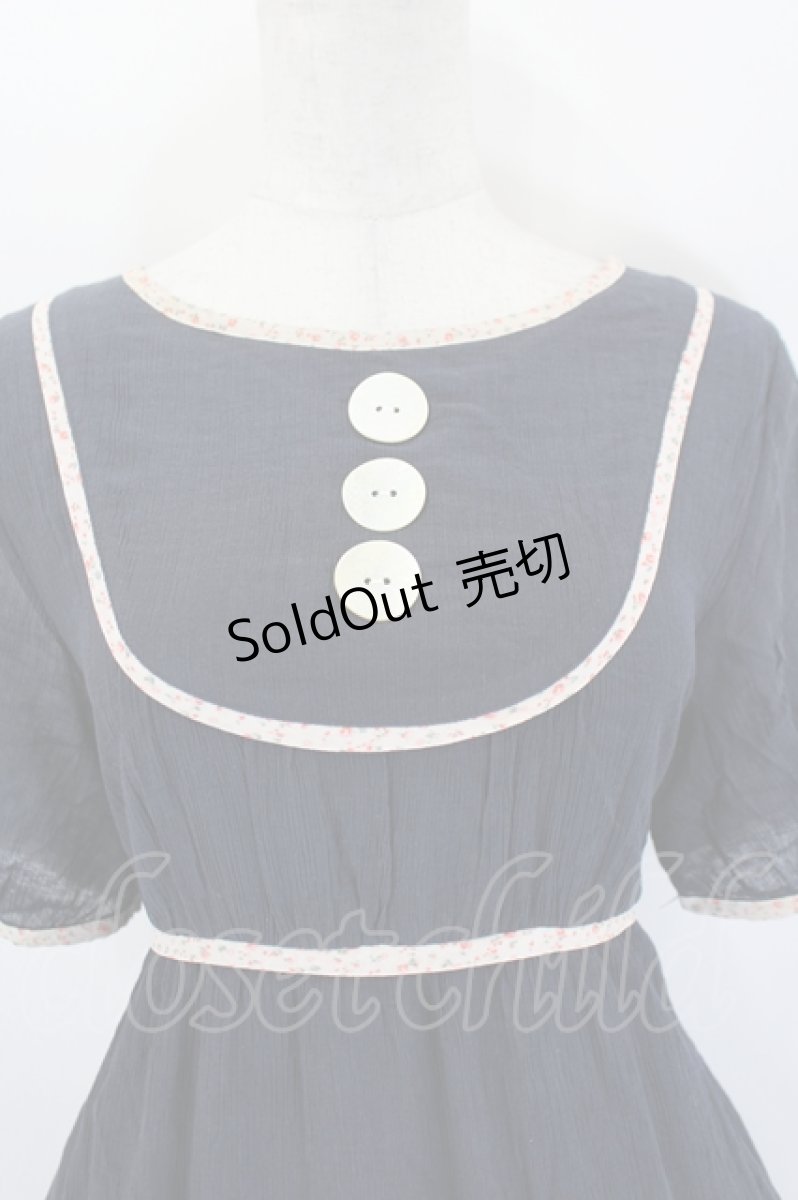 画像5: LEBECCA boutique / ヨーク切替ワンピース  ネイビー I-26-08-01-050-LO-OP-TE-ZI (5)