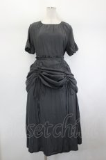 画像1: LEBECCA boutique / ドロストワンピース  グレー I-26-08-01-051-LO-OP-TE-ZI (1)