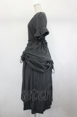 画像2: LEBECCA boutique / ドロストワンピース  グレー I-26-08-01-051-LO-OP-TE-ZI (2)