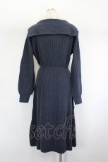 画像3: LEBECCA boutique / 遠くまで行くセーラーニットワンピース  ネイビー I-26-08-01-055-LO-OP-TE-ZI (3)