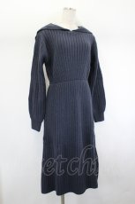 画像4: LEBECCA boutique / 遠くまで行くセーラーニットワンピース  ネイビー I-26-08-01-055-LO-OP-TE-ZI (4)