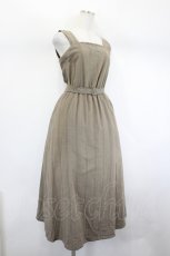 画像4: LEBECCA boutique / 胸元レース刺繍ワンピース  カーキ I-26-08-01-056-LO-OP-TE-ZI (4)