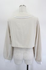 画像2: LEBECCA boutique / ダブルカラーブラウス  アイボリー I-26-08-01-057-LO-BL-TE-ZI (2)