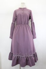 画像1: LEBECCA boutique / 目を見つめるべきワンピース  パープル I-26-08-01-060-LO-OP-TE-ZI (1)