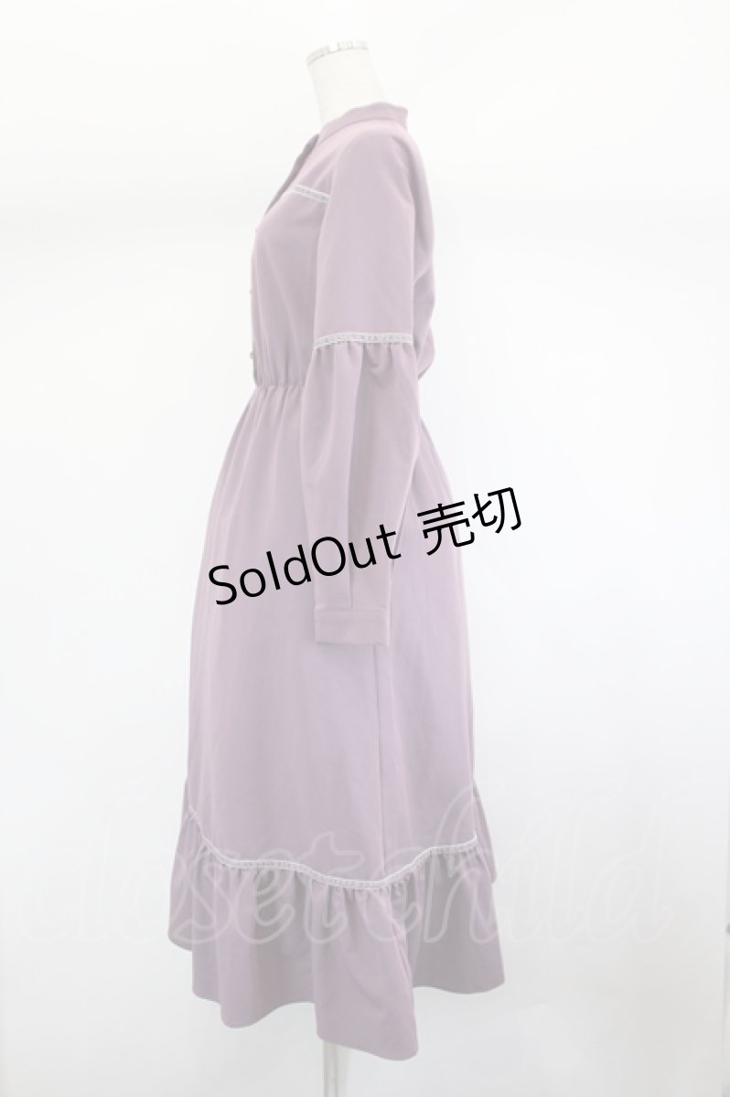 画像2: LEBECCA boutique / 目を見つめるべきワンピース  パープル I-26-08-01-060-LO-OP-TE-ZI (2)