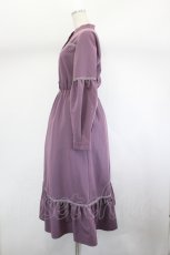 画像2: LEBECCA boutique / 目を見つめるべきワンピース  パープル I-26-08-01-060-LO-OP-TE-ZI (2)