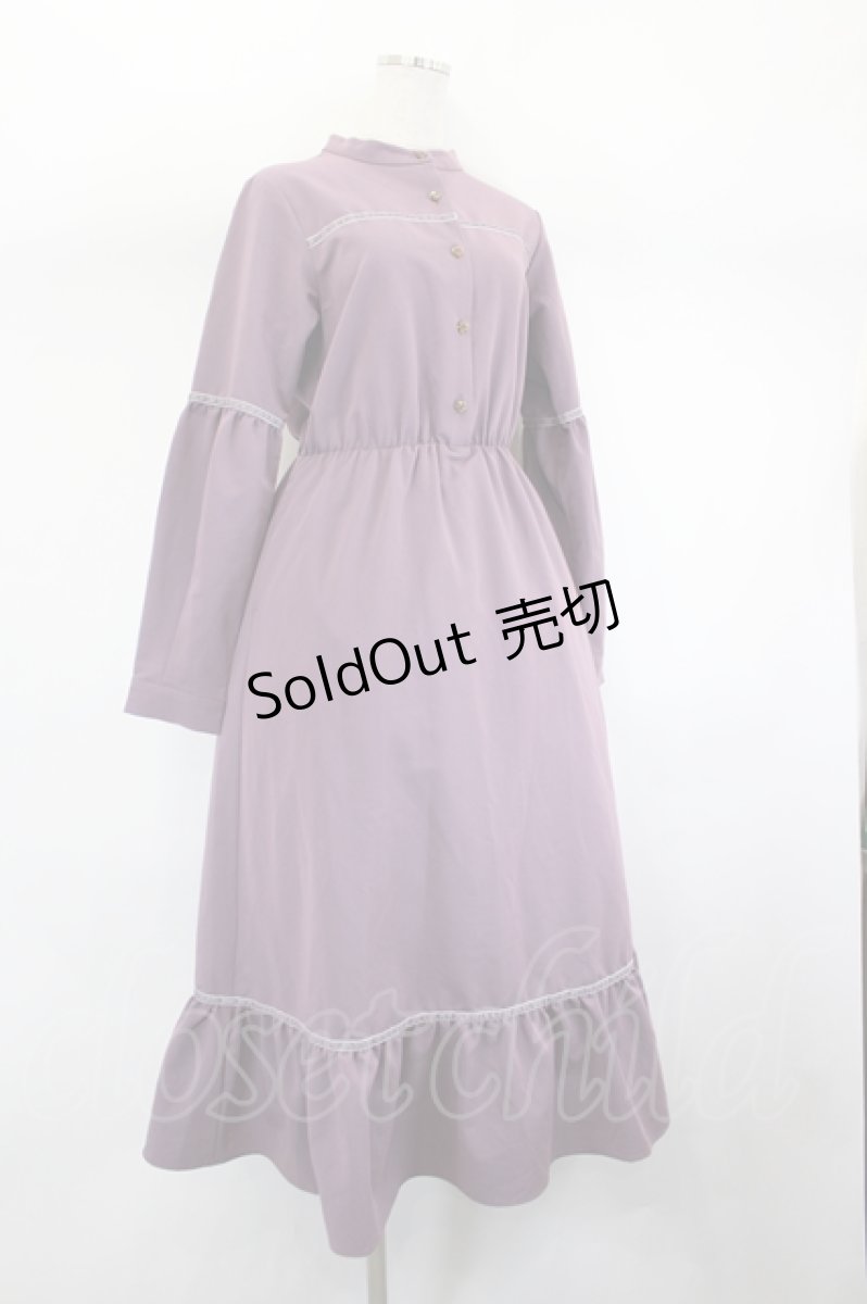 画像4: LEBECCA boutique / 目を見つめるべきワンピース  パープル I-26-08-01-060-LO-OP-TE-ZI (4)