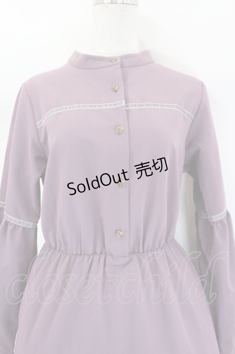 画像5: LEBECCA boutique / 目を見つめるべきワンピース  パープル I-26-08-01-060-LO-OP-TE-ZI (5)