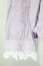 画像5: Nile Perch / 三角衿はしごレースブラウス  ラベンダー I-26-08-01-007-LO-BL-TE-ZI (5)