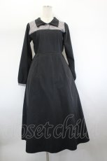 画像1: LEBECCA boutique / チェック切替ワンピース  黒 I-26-08-01-062-LO-OP-TE-ZI (1)