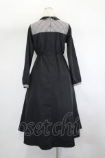 画像3: LEBECCA boutique / チェック切替ワンピース  黒 I-26-08-01-062-LO-OP-TE-ZI (3)
