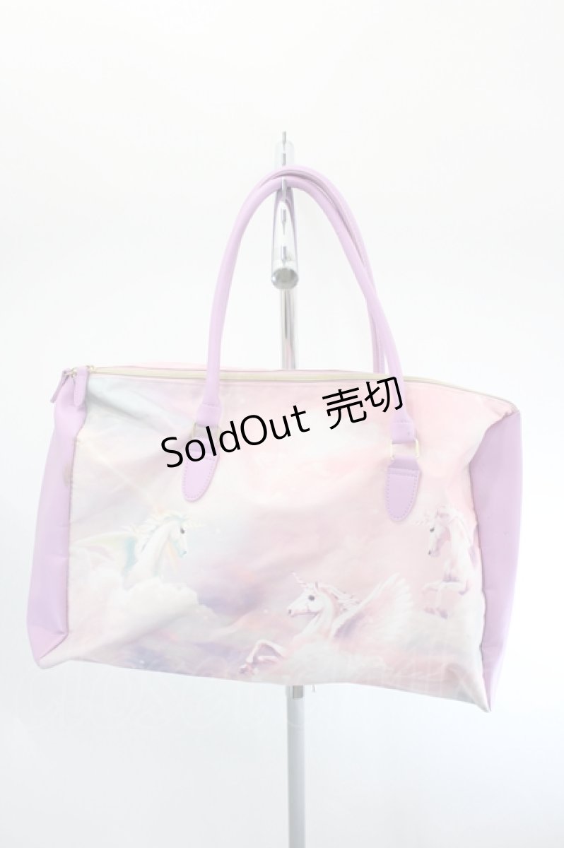 画像2: MILK / FANTASTIC BIG BAG  ピンク×ラベンダー I-26-08-01-092-ML-BG-TE-ZI (2)