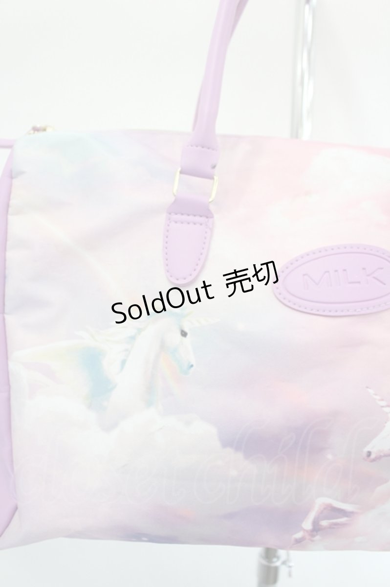 画像4: MILK / FANTASTIC BIG BAG  ピンク×ラベンダー I-26-08-01-092-ML-BG-TE-ZI (4)