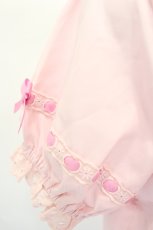 画像5: axes femme kawaii / 梯子レース半袖ブラウス M ピンク I-26-08-01-010-AX-BL-TE-ZI (5)