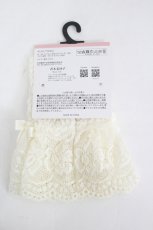 画像2: m petit by misako / AMレースショートアームカバー  中白 I-26-08-01-116-LO-ZA-TE-ZI (2)
