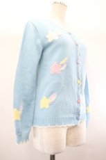 画像3: Nile Perch / スターレインボーニットカーディガン  サックス I-26-08-01-012-LO-TO-TE-ZI (3)