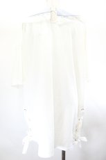 画像2: NOEMIE / 天使くまサイドスピンドルミニ裏毛チュニック M 白 I-26-08-01-013-LO-TO-TE-ZI (2)