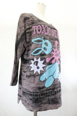 画像3: TOXIC STAR / Rabbit SKULLロングTシャツ   I-26-08-01-017-PU-TO-TE-ZI (3)