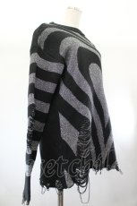 画像3: KILL STAR / Libi Sweater XS 黒×シルバー I-26-08-01-018-PU-TO-TE-ZI (3)