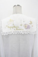 画像5: Amavel / Sleeping Sheepスクエアカラーブラウス F 白 I-26-08-03-002-CA-BL-TE-ZI (5)