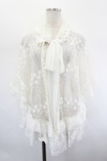 画像1: MRcorset / チュールケープ  ホワイト I-26-08-03-021-GO-TO-SA-ZI (1)