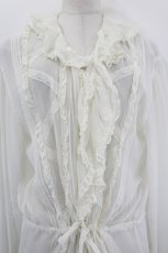 画像4: INGEBORG / シースルーオーバーブラウス  生成り I-26-08-03-028-LO-BL-SA-ZI (4)