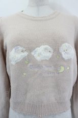 画像4: Amavel / Sleeping Sheepニットトップス F ベージュ I-26-08-03-004-CA-BL-TE-ZI (4)