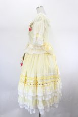 画像2: Elpress L / 芝芝苺苺ワンピースセット  イエロー I-26-08-03-052-LO-OP-SA-ZI (2)