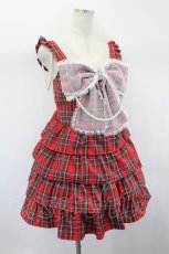 画像4: Ank Rouge / お姫様ワンピース M 赤 I-26-08-03-069-CA-OP-TE-ZI (4)
