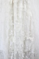 画像6: MRcorset / レース&フリルノースリーブワンピース  ホワイト I-26-08-03-072-GO-OP-SA-ZI (6)