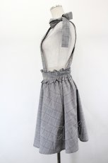 画像2: Ank Rouge / ウエスト刺繍サススカート M グレー I-26-08-03-094-CA-SK-TE-ZI (2)