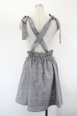 画像3: Ank Rouge / ウエスト刺繍サススカート M グレー I-26-08-03-094-CA-SK-TE-ZI (3)