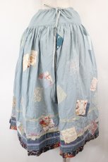 画像3: PINK HOUSE / パッチワークスカート  サックス I-26-08-03-107-LO-SK-SA-ZI (3)
