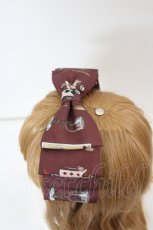 画像3: Royal Princess Alice / Dark Alice Tea Party・まくらくらまコラボカチューシャ  ボルドー I-26-08-03-123-LO-AC-TE-ZI (3)